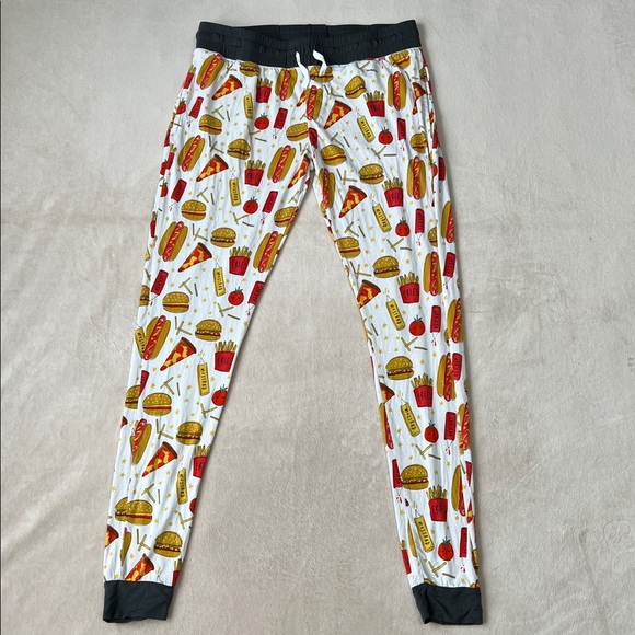 Little Sleepies Whimsical Food Print Pajama Pants. Women’s Size Small - Picture 3 of 8